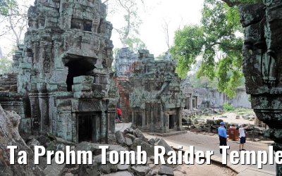 Ta Prohm Tomb Raider Temple at Angkor 18.04.2017