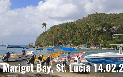 Marigot Bay, St. Lucia 14.02.2018