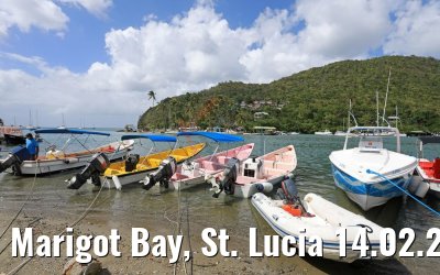 Marigot Bay, St. Lucia 14.02.2018