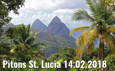 Pitons St. Lucia 14.02.2018