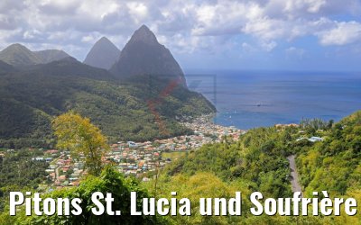 Pitons St. Lucia und Soufrière 14.02.2018