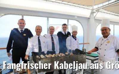 Fangfrischer Kabeljau aus Grönland 10.09.2018 MS Hamburg
