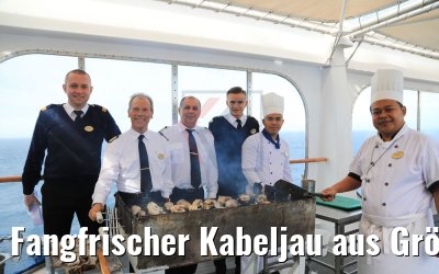 Fangfrischer Kabeljau aus Grönland 10.09.2018 MS Hamburg
