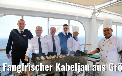 Fangfrischer Kabeljau aus Grönland 10.09.2018 MS Hamburg