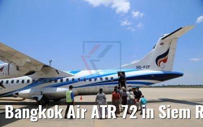 Bangkok Air ATR 72 in Siem Reap 19.04.2017