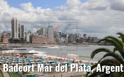 Badeort Mar del Plata, Argentinien Impressionen 14.02.2020