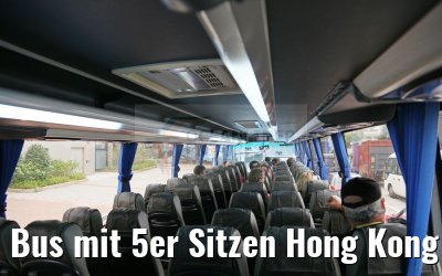 Bus mit 5er Sitzen Hong Kong