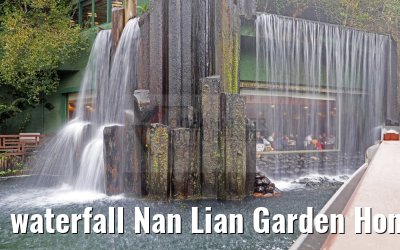 waterfall Nan Lian Garden Hong Kong 11.02.2016