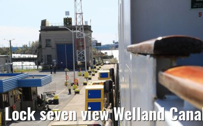 Lock seven view Welland Canal 13.10.2019