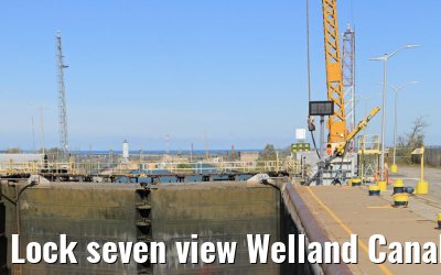 Lock seven view Welland Canal 13.10.2019