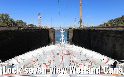 Lock seven view Welland Canal 13.10.2019