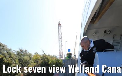 Lock seven view Welland Canal 13.10.2019