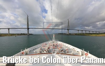 Brücke bei Colon über Panamakanal 13.02.2019