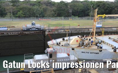 Gatun Locks impressionen Panamakanal 13.02.2019