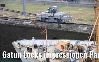 Gatun Locks impressionen Panamakanal 13.02.2019
