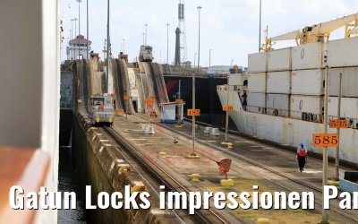 Gatun Locks impressionen Panamakanal 13.02.2019