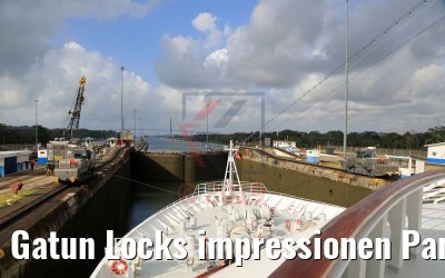 Gatun Locks impressionen Panamakanal 13.02.2019
