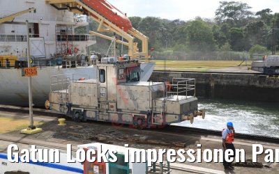 Gatun Locks impressionen Panamakanal 13.02.2019