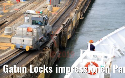 Gatun Locks impressionen Panamakanal 13.02.2019