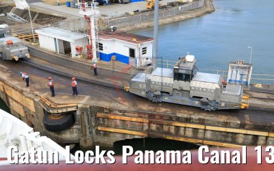 Gatun Locks Panama Canal 13.02.2019