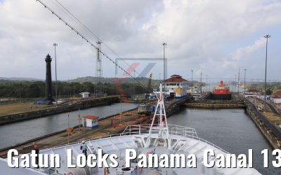 Gatun Locks Panama Canal 13.02.2019