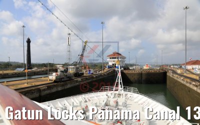 Gatun Locks Panama Canal 13.02.2019