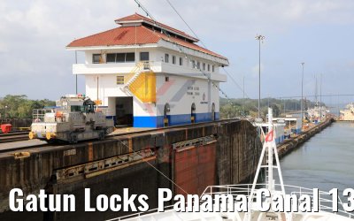 Gatun Locks Panama Canal 13.02.2019