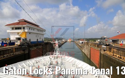 Gatun Locks Panama Canal 13.02.2019
