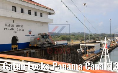 Gatun Locks Panama Canal 13.02.2019