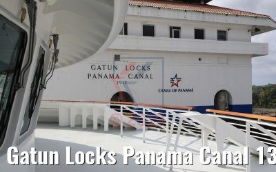 Gatun Locks Panama Canal 13.02.2019