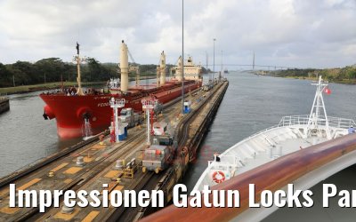 Impressionen Gatun Locks Panamakanal 13.02.2019