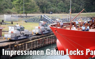 Impressionen Gatun Locks Panamakanal 13.02.2019
