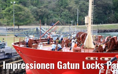 Impressionen Gatun Locks Panamakanal 13.02.2019