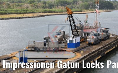 Impressionen Gatun Locks Panamakanal 13.02.2019