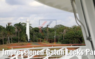 Impressionen Gatun Locks Panamakanal 13.02.2019