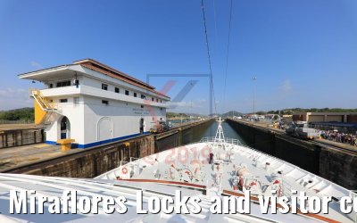 Miraflores Locks and visitor center Balboa Panama Canal 13.02.2019