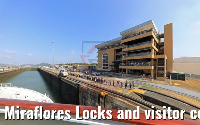 Miraflores Locks and visitor center Balboa Panama Canal 13.02.2019