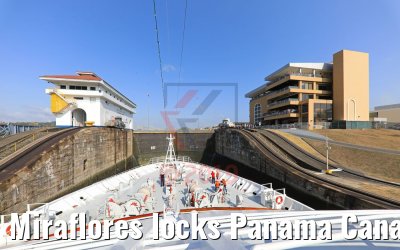 Miraflores locks Panama Canal Balboa 13.02.2019