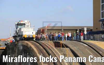 Miraflores locks Panama Canal Balboa 13.02.2019