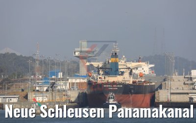 Neue Schleusen Panamakanal Balboa 13.02.2019