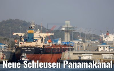 Neue Schleusen Panamakanal Balboa 13.02.2019