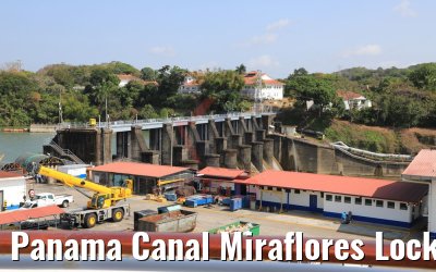Panama Canal Miraflores Locks Balboa 13.02.2019
