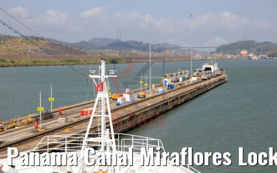 Panama Canal Miraflores Locks Balboa 13.02.2019