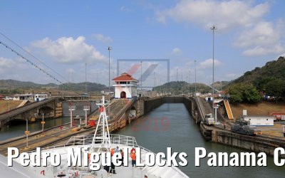 Pedro Miguel Locks Panama Canal 13.02.2019