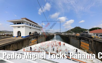 Pedro Miguel Locks Panama Canal 13.02.2019