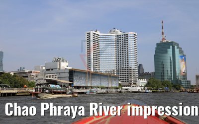 Chao Phraya River impressions, Bangkok 20.04.2017