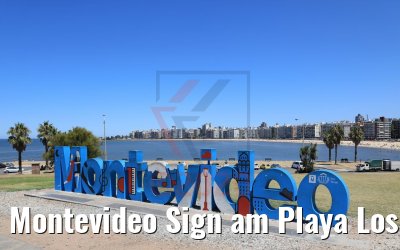 Montevideo Sign am Playa Los Pocitos 15.02.2020