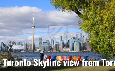 Toronto Skyline view from Toronto Centre Island 14.10.2019