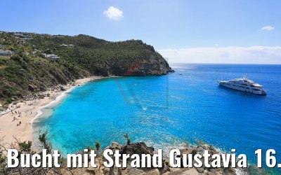 Bucht mit Strand Gustavia 16.02.2018