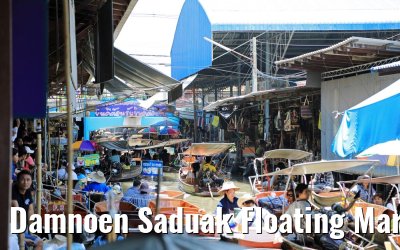 Damnoen Saduak Floating Market Thailand 21.04.2017